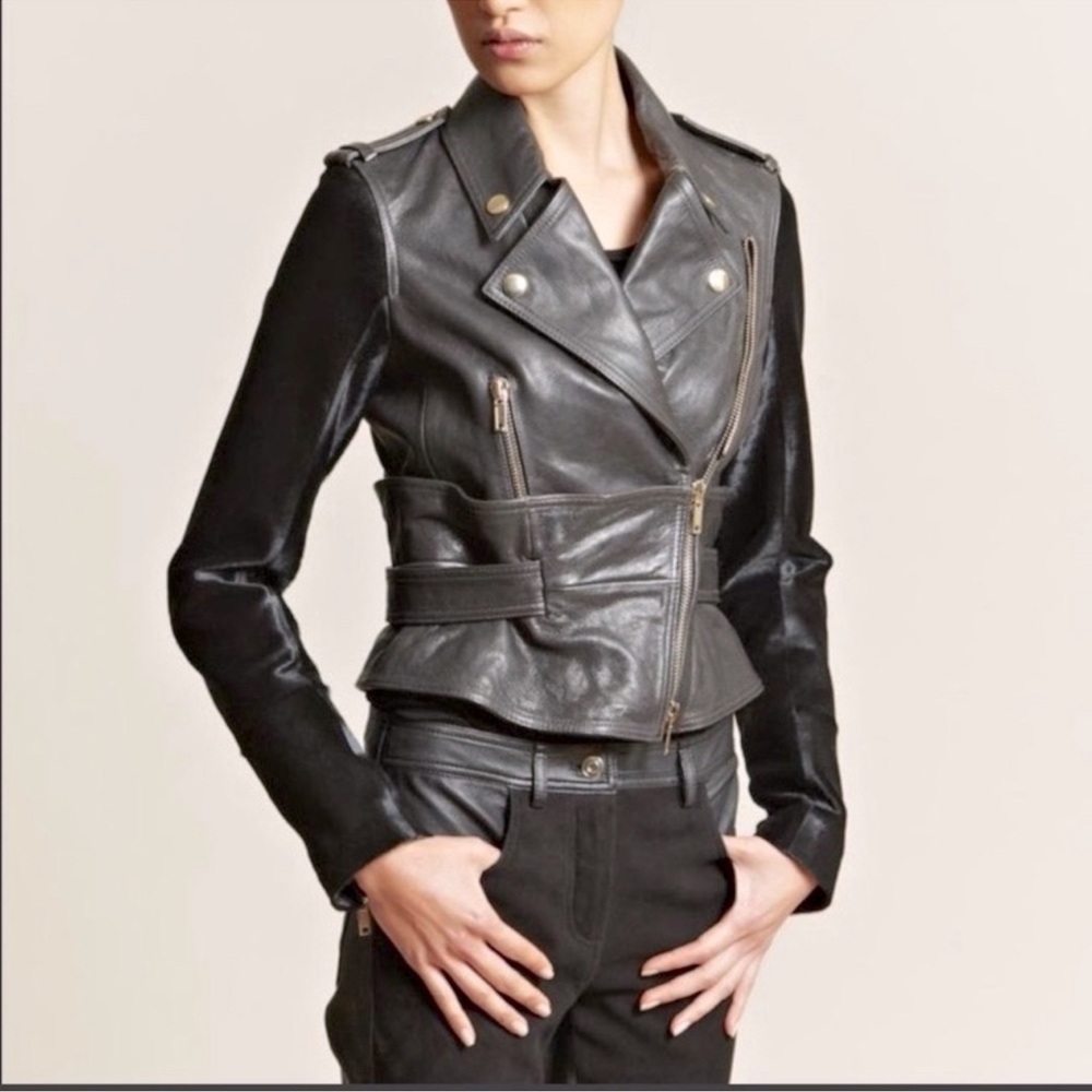 Givenchy Black Leather Biker Jacket